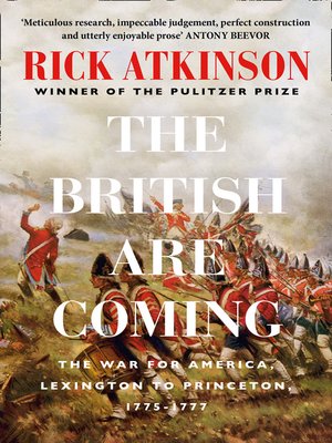 rick atkinson the british are coming trilogy
